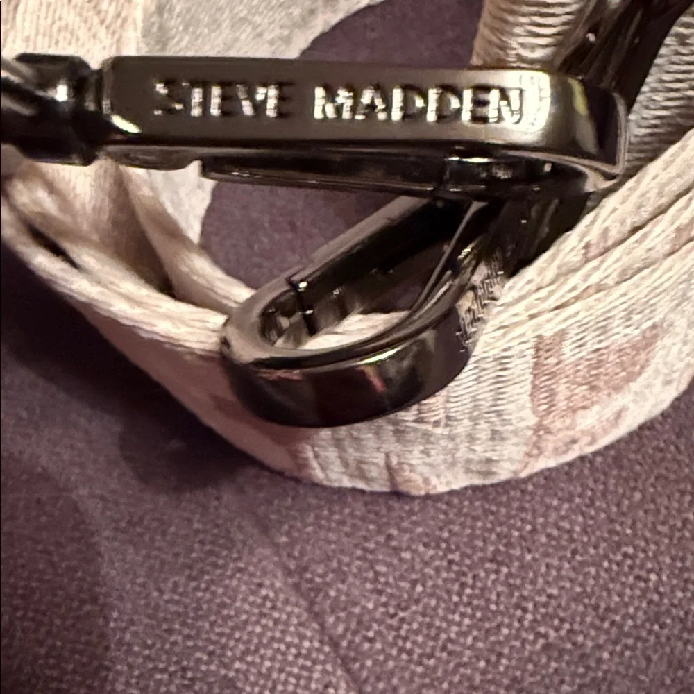 Steve Madden Beige and Tan Bag Strap